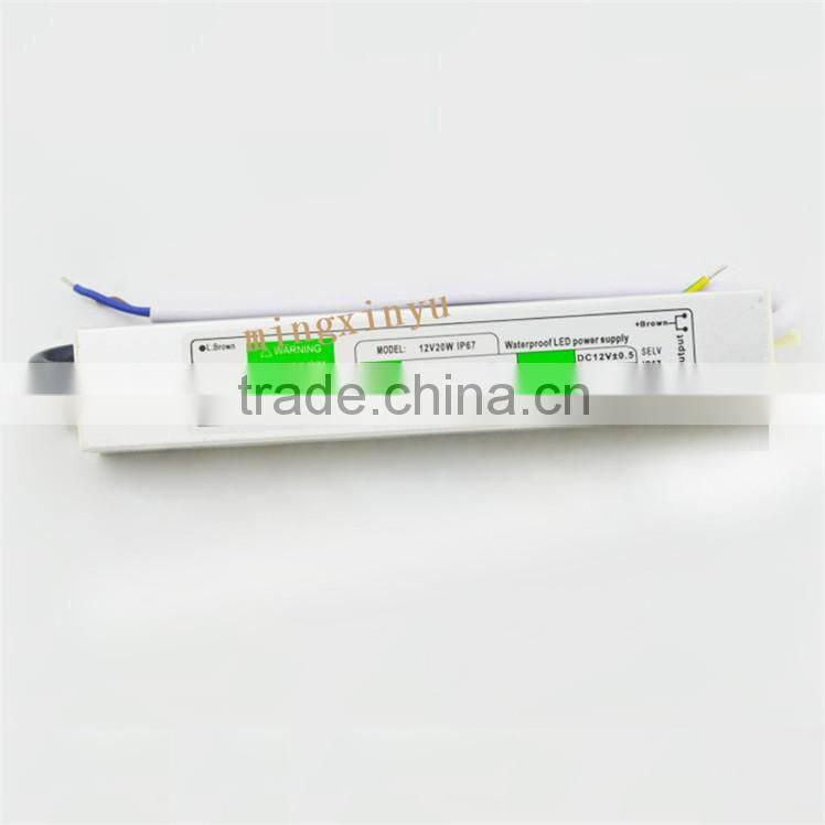 2 years warranty 20w switching power supply 10w 20w 24v waterproof led driver