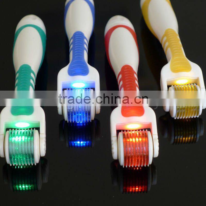 led PDT photon skin therapy derma roller