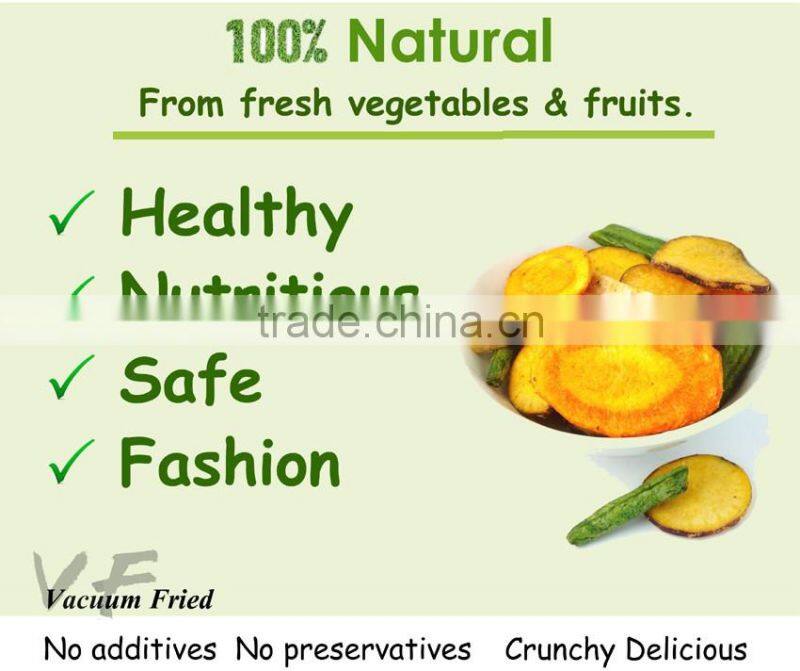 Vacuum Fried Fruit & Vegetable Snacks