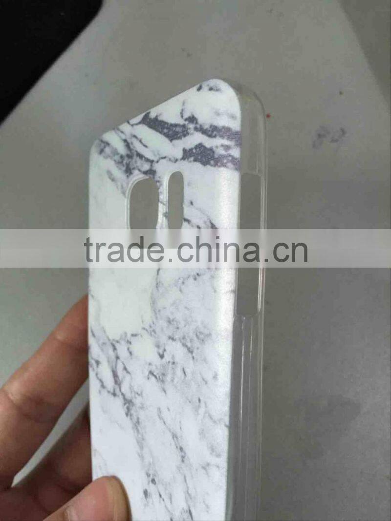 2016 marble case custom for Samsung Galaxy S7 EDGE G9350 marble GEL case,CREATIVE TPU case for SAMSUNG G9350 BLACK COVEER