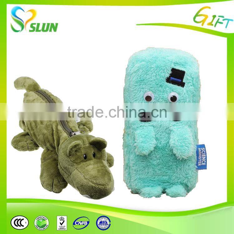 Hot sale High performance animal shape plush toy pencil bag