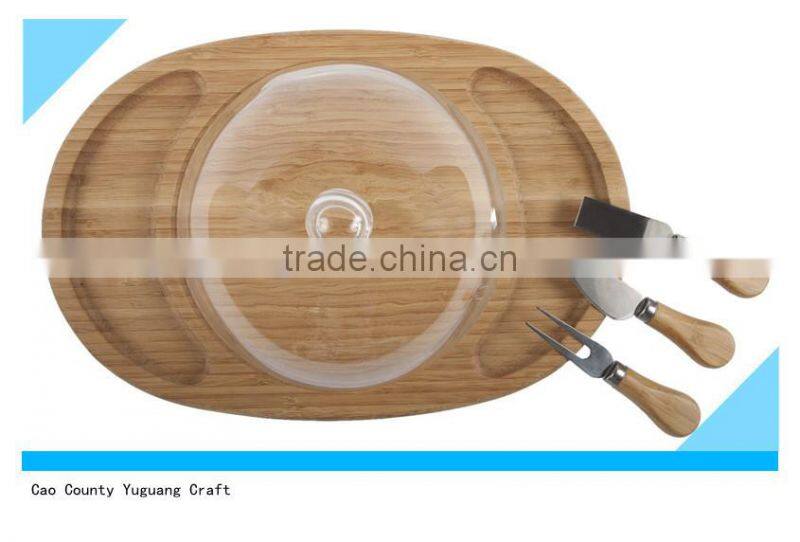 high quality natural healthy wooden food plate,wooden tray