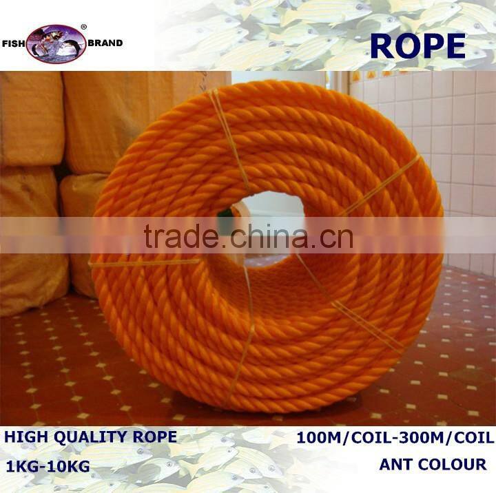 3 strand polypropylene rope
