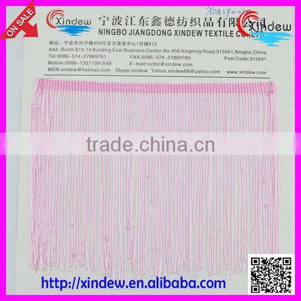 new dresses pink fringe trim, trimmings for dresses (XDWJ-003)