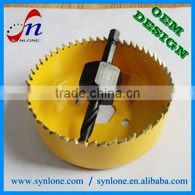 High quality high precision wood cutting hole saw with 100% inspection