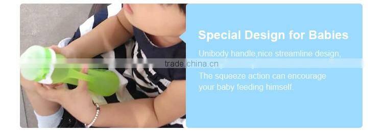 China supplier custom logo FDA silicone reusable toddler food pouches