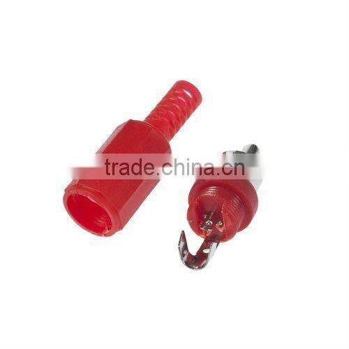 2 PCS RCA Plug Solder Type Audio Phono Cable Kable Connector connection R+BL NEW