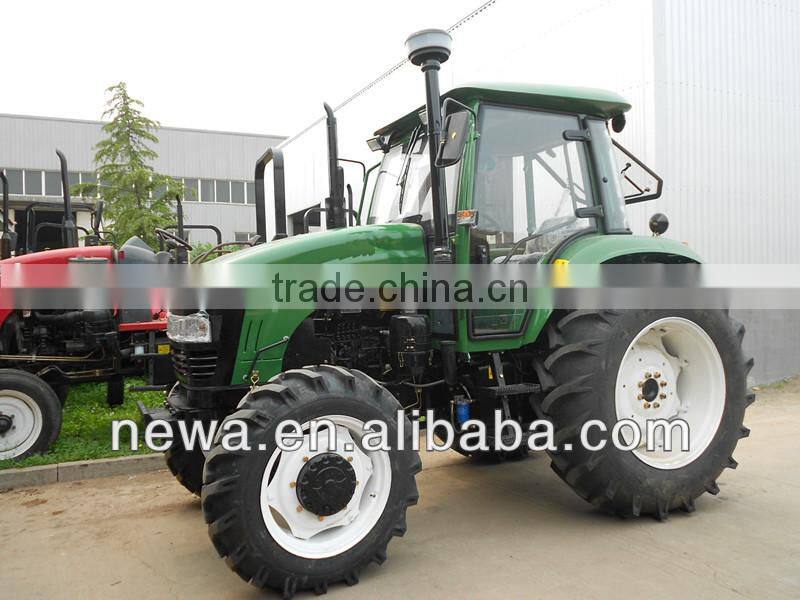 2016 hot 80hp 4WD NEW804 with front end loader and backhoe tractors prices