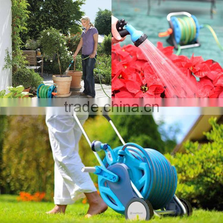 2016 hot sale retractable water hose reel cart with cheap price