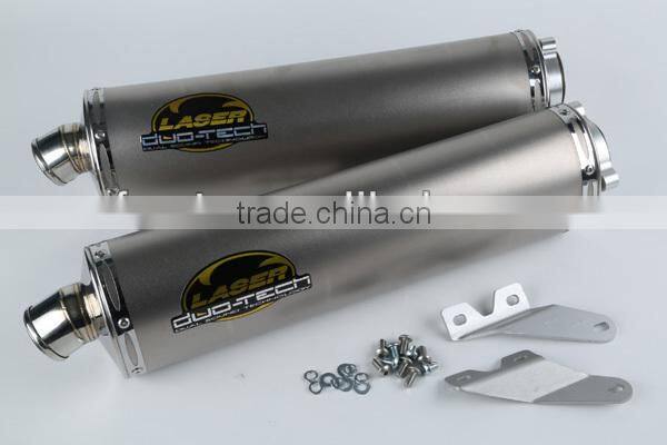 For SUZUKI GSX1300R HAYABUSA 1999- SM Motorcycle Exhaust Pipe LASER Duo-Tech bolt-on mufflerset