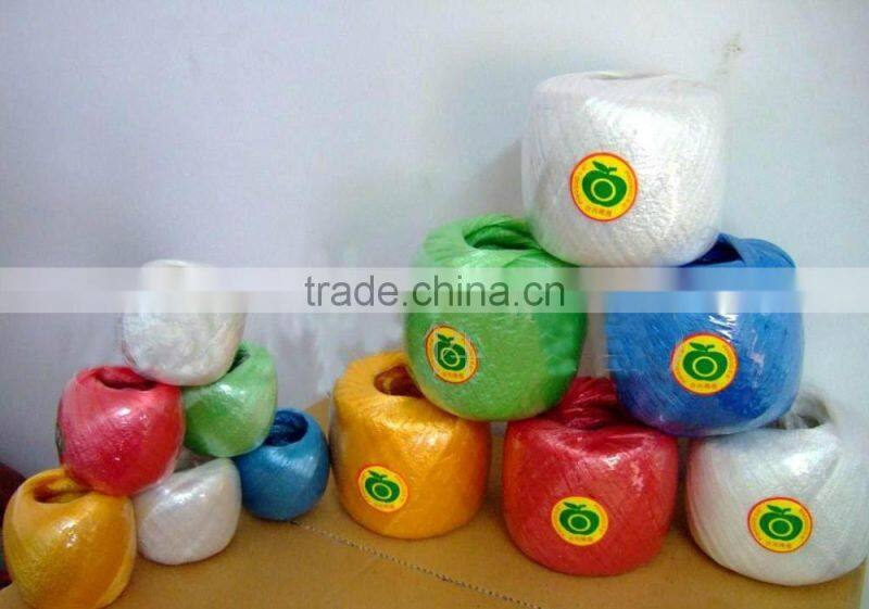China professional PP PE hot sale split film yarn ball making machine