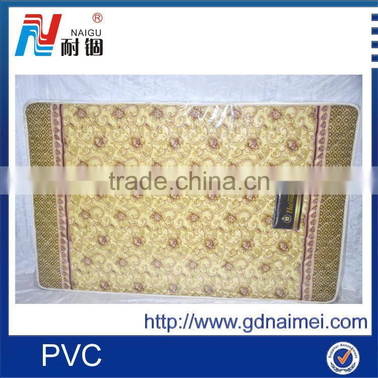 transparent pvc mattress packing plastic film,soft pvc printing film