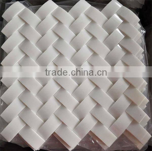Carara White Marble Mosaic
