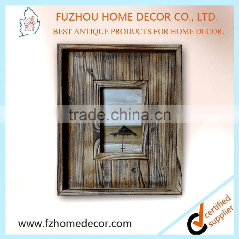 Natural wooden oval photo picture frames in different size