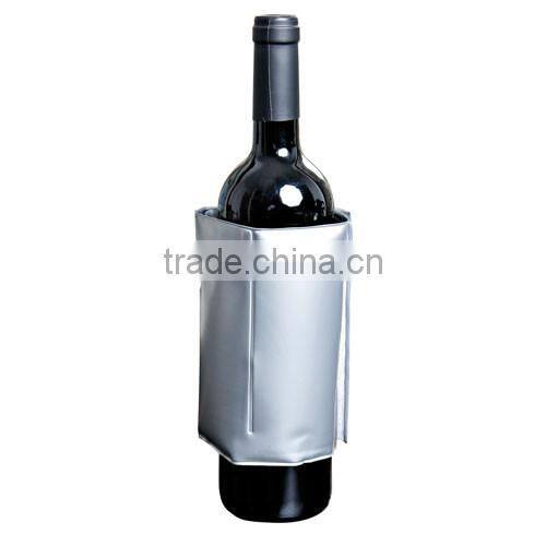PVC bottle cooler bag foldable wine cooler