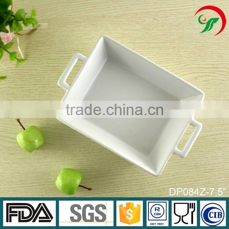 China factory suppliers custom dinnerware ceramic food serving tray