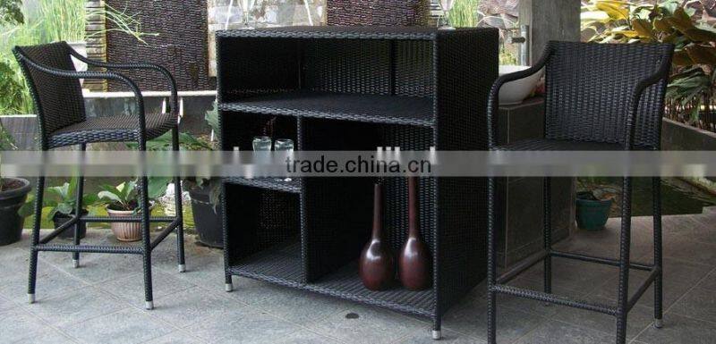 2017 Sigma trade assurance high fashion small wicker mobile outdoor modern bar furniture