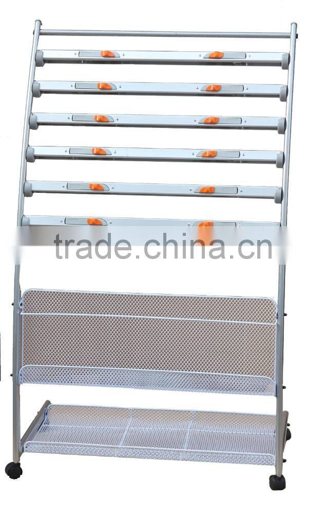 2016 New Metal Wire Office Magazine Rack Shelf Book Shelf