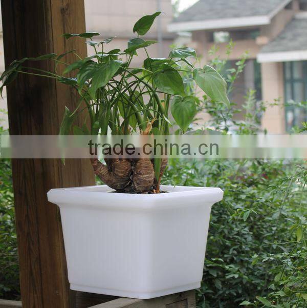 FO-9514 LED Lighted up Flowerpot, Garden LED Lighting Pot, Plastic Patio Plant Pot