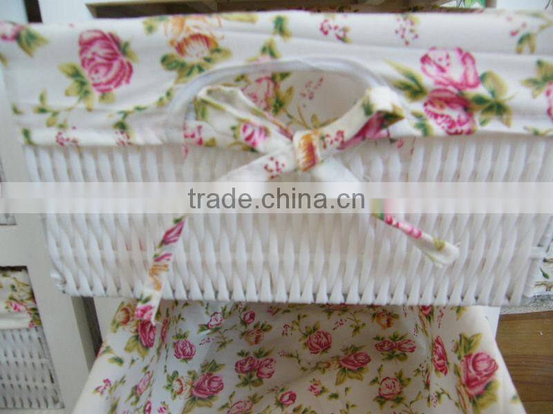 country style modern design tall white wooden cabinet with carve 1wave drawer,3drawer wooden drawer