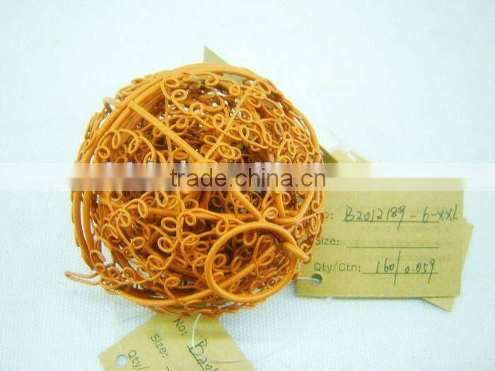 Set of five metal Christmas gift ball for wholesale