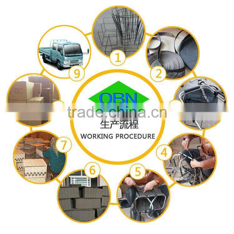 Household handmade nylon woven storage basket for shelf cabinet