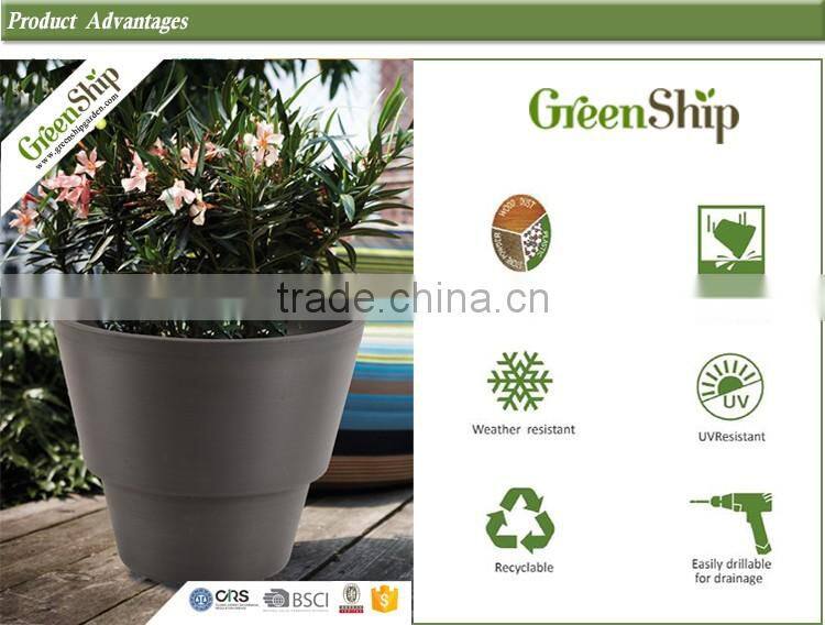 lighted ornamental colorful cheap plastic flower pots wholesale