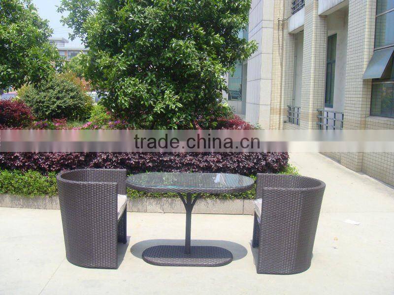 3pcs garden rattan coffee set