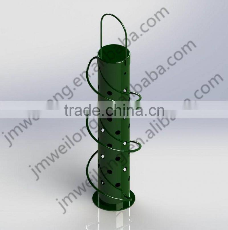 Powder coated Hanging Bird Feeder Metal Bird Cage