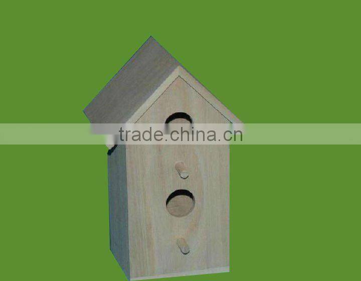 pretty painted handmade wooden birdhouse,wooden craft