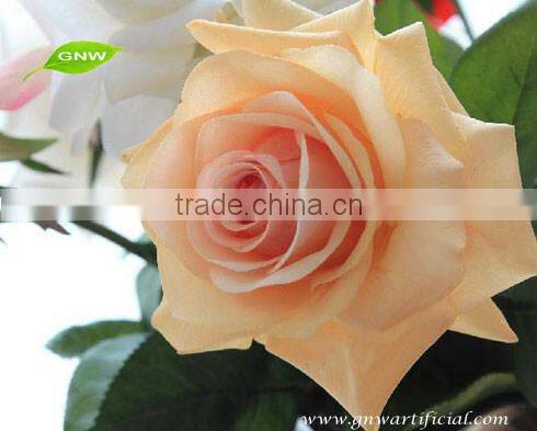 GNW FLW1508-11 Artificial Fabric Flower Wall Handmade for wedding covering decoration