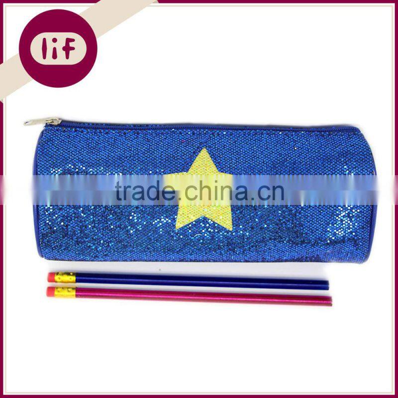 Chic Glitter Pencil bag, With Star Glitter Pencil Bag, Shinning Pencil Bag