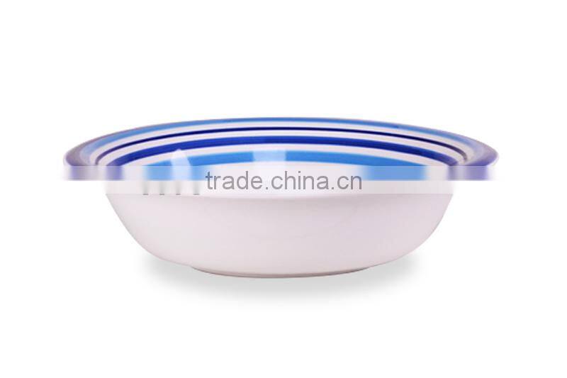 handpainted ceramic soup bowl