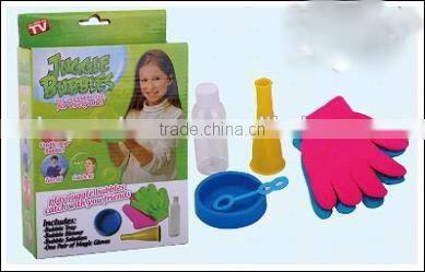 SOAP bubble BLOWING toys WITH Gloves