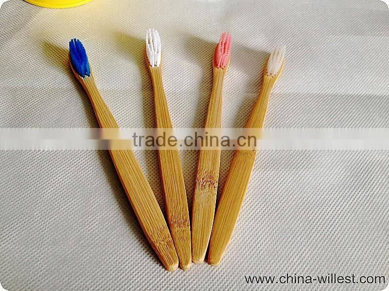 adult bamboo toothbrush with soft bristle