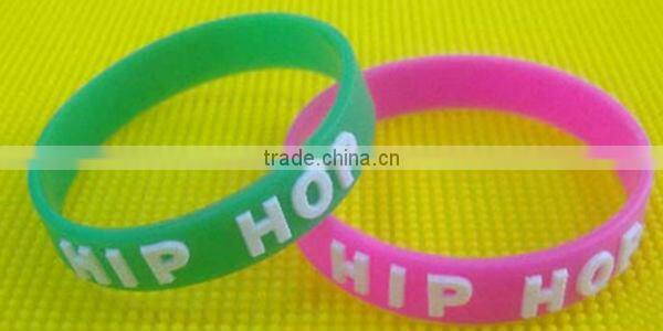 Ink Injected Bracelets silicone wristband