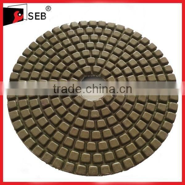 Dry diamond polishing pads for concrete SEB-PP110685