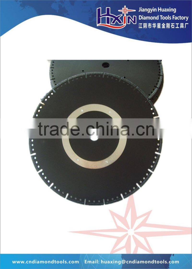 Vacuum Brazed diamond Grinding Disc for cutting stone/Circular diamond band cutting disc for marble