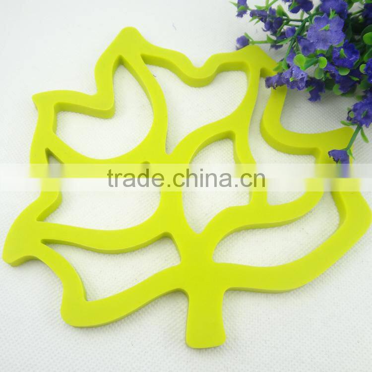 Tree Leaf shaped kitchen hot pot hot pan holder mat hot pad