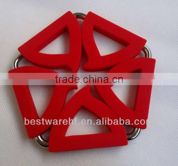 High quolity Non-slip cauldron, caldron, holloware Silicone and hardware mat