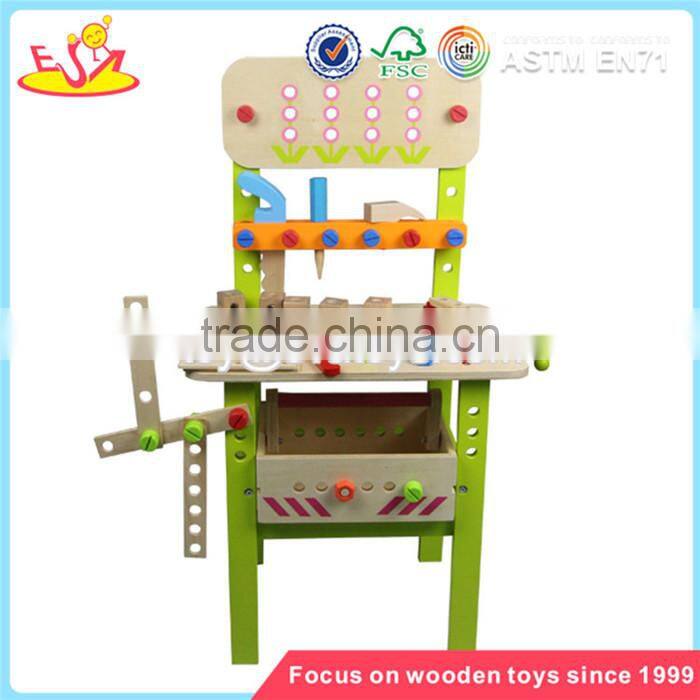 Wholesale new product wooden tools platform toy DIY funny kids wooden tools platform toy W03D029