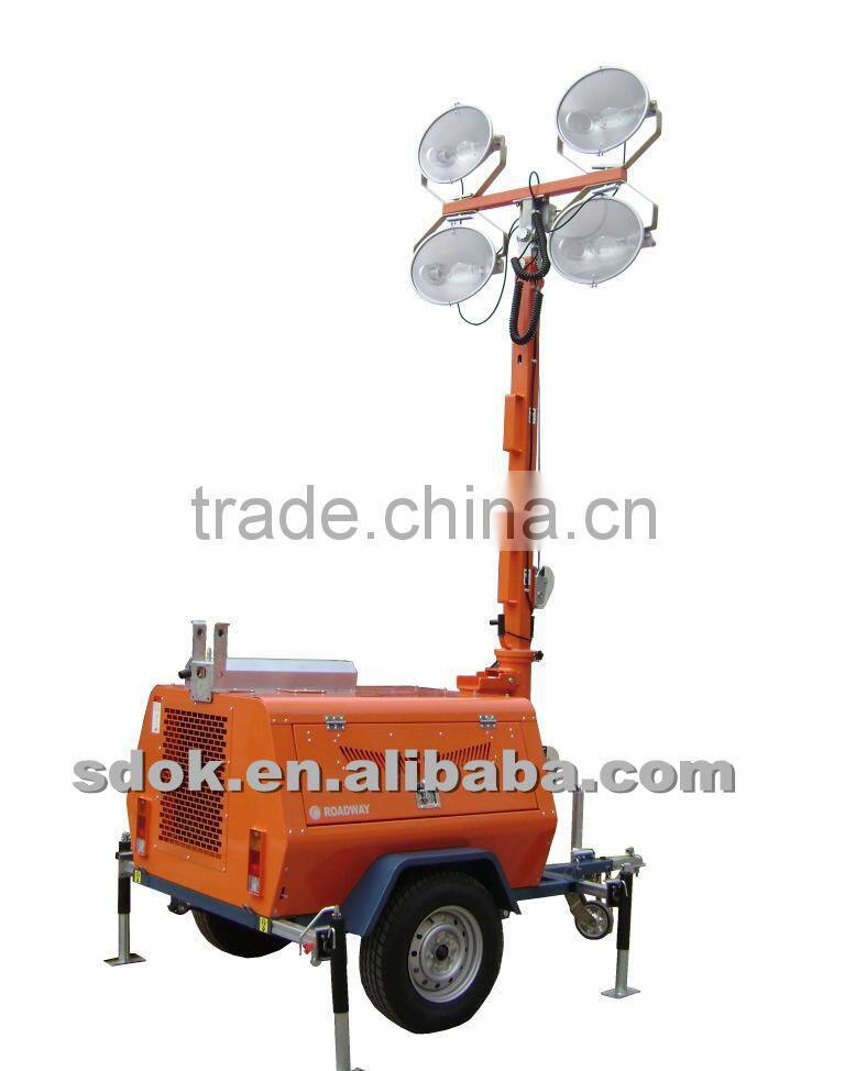 Superior quality solar light tower,flood light tower,mobile light tower