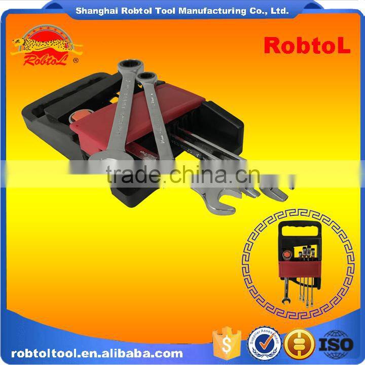 5 in 1 set kit ratchet wrench Flexible head Gear Spanner Combination Torque Chrome Vanadium Auto Repair Two Way