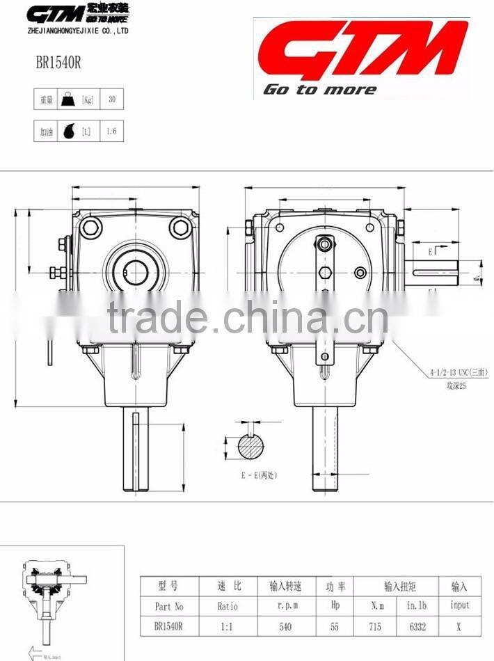 wholesale 55hp transmission gearbox