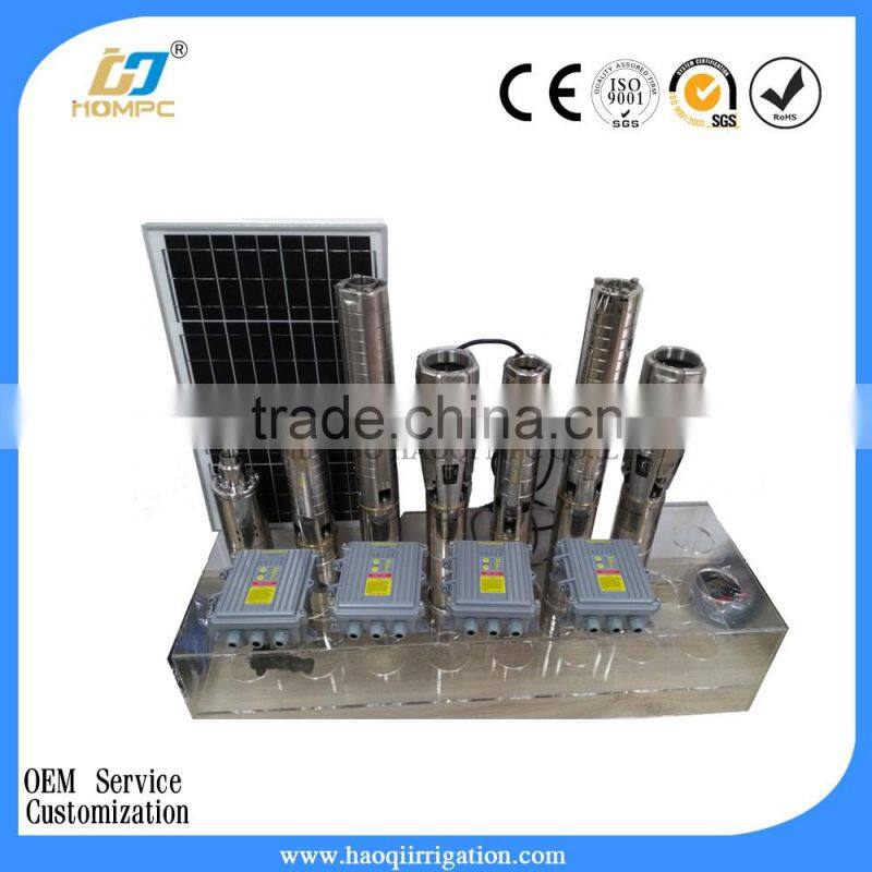 DC48V 650W 4 inch Helical Rotor Solar power Submersible Pump solar water pump