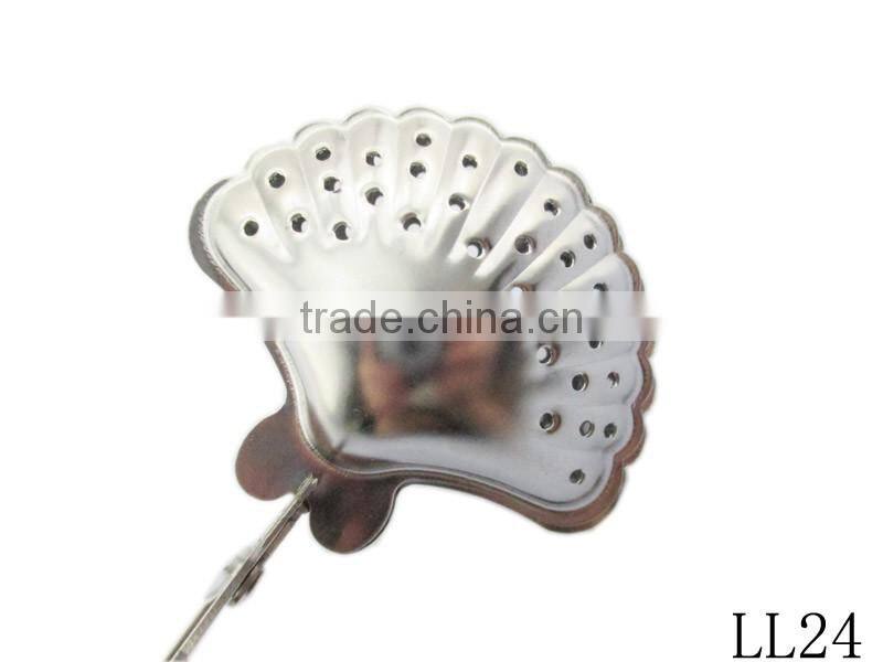 Shell design stainless steel tea strainer