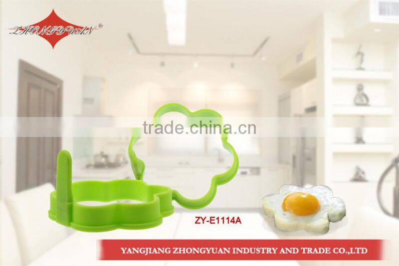 Non-stick novelty egg frying shape cooking silicone egg mold