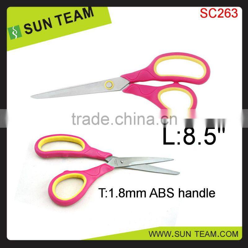 SC263 8-1/2" Stainless Steel Household Deluxe Scissors with soft grip handle