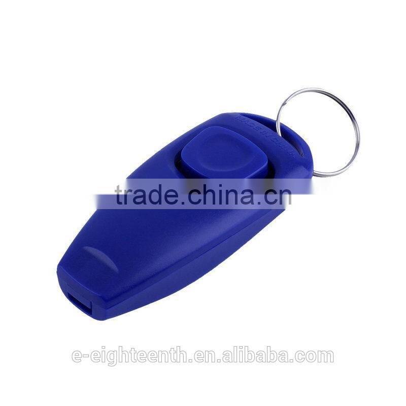 hot PET OBEDIENCE CLICK /whistle TRAINER dog cat horse bird click obedience clicker with strap