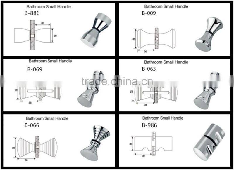 Shower room Glass steel Door Handle